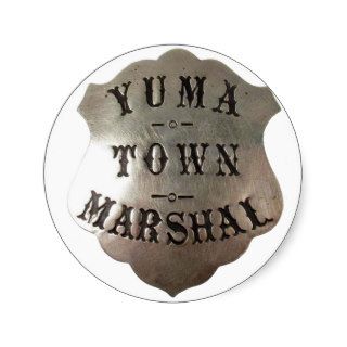 Yuma Town Marshal Stickers