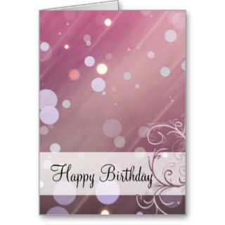 Girly Birthday Card