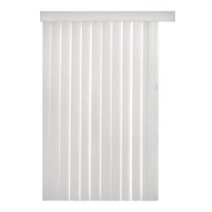Home Decorators Collection White Wash PVC Vertical Blind 7 Pack Louver Set (Price Varies by Size) 10793478807703