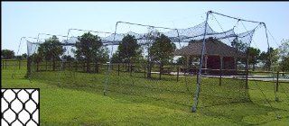 ACTION 55'x14'x12' #51 Braided Batting Cage Net Only  Baseball Batting Cages  Sports & Outdoors