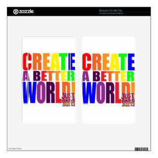 Create A Better World Skin For Kindle Fire