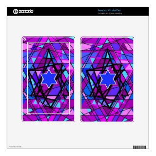 The swirling Star of David. Kindle Fire Skin