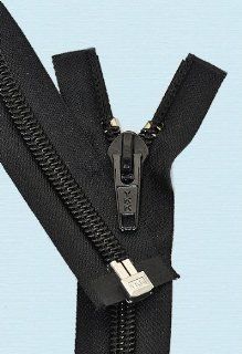 SALE 36" Separating Zipper ~ YKK#10 Nylon Coil Zipper ~ 580 Black (1 Zipper / Pack)