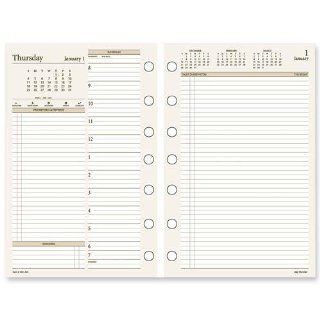 Day Runner PRO Recycled Two Pages Per Day Planning Pages, 5 1/2 x 8 1/2 Inches, 2010 (481 225 10)  Office Calendar Refills 