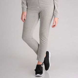 Central Park Women's Heather Grey Velour Sweatpants Central Park Lounge Pants