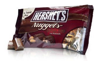Hersheys Nuggets Special Dark With Almonds 12 Ounce (12 Pack) [Misc.]  Grocery & Gourmet Food