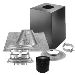 Dura Vent Pellet Vent Fireplace 4 Inch Pro Vertical Cathedral Ceiling Kit  Chimney Caps  Patio, Lawn & Garden
