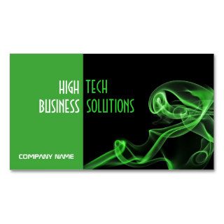 Abstract high tech / hi tech business card