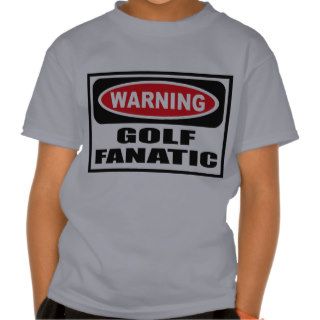 Warning GOLF FANATIC Kid's T Shirt