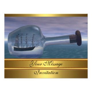 Message in a Bottle, Any Occasion Invitation