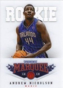 2012 13 Panini Marquee #484 Andrew Nicholson RC Rookie Sports Collectibles