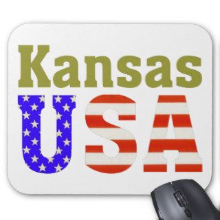 Kansas USA Mouse Mat