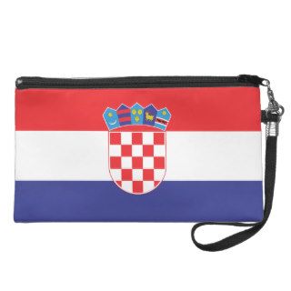 Croatia Plain Flag Wristlets