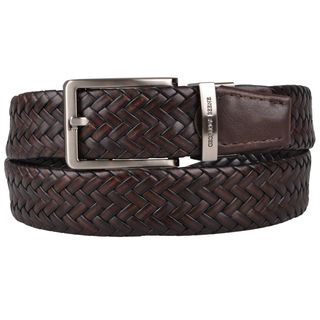 Geoffrey Beene Men's Genuine Leather Braided Reversible Belt Geoffrey Beene Men's Belts