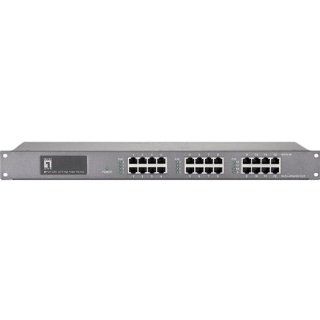 Levelone POH 1260 12PORT Hub 10/100 High Pwr Poe 19IN Rm 30W Electronics