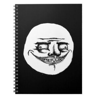 Creepy Me Gusta   Black Notebook