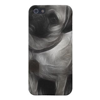Pug Watercolor Fractal iPhone4 Cover iPhone 5 Covers