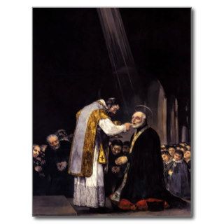 Francisco Goya Last Communion of St. Joseph Postcards