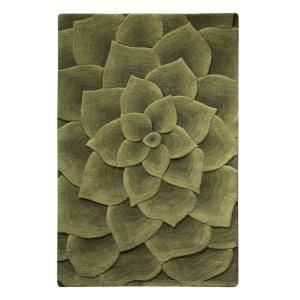 Home Decorators Collection Corolla Green 8 ft. x 11 ft. Area Rug 4172425610