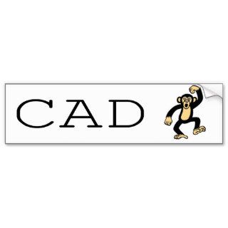 CAD Monkey 1 Bumper Sticker