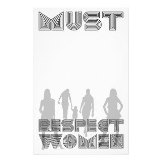 Must Respect Women Stationery
