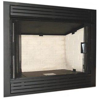 Monessen Gcuf32c r 32 inch Louvered Circulating Vent free Firebox With Refractory Firebrick   Do Me Please