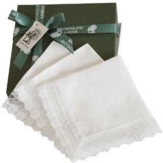 Ladies Irish Linen Handkerchiefs x 3 Ladies Hankerchef