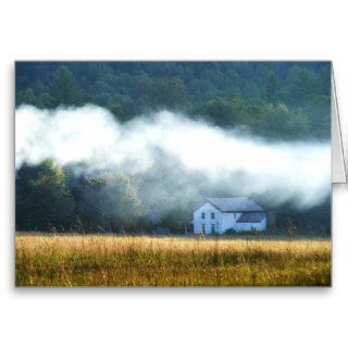 Cades Cove Mist Greeting Card