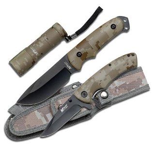 MTECH USA MT 473DC Tactical Folding Knife 9 Inch Fixed 4.5 Inch Folder  Hunting Knives  Sports & Outdoors