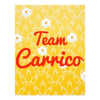 Team Carrico Personalized Flyer