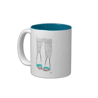 Turquoise Slippers Coffee Mug