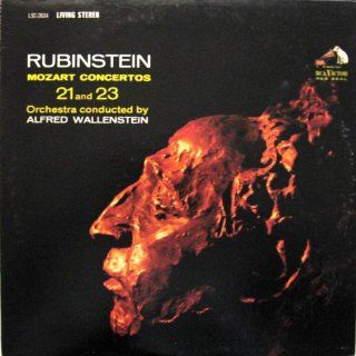 Artur Rubinstein Mozart Concertos No.21 in C K.467 and No. 23 in A, K. 488 Alfred Wallenstein Music