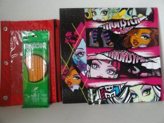 Monster High School Folders & Supplies 
