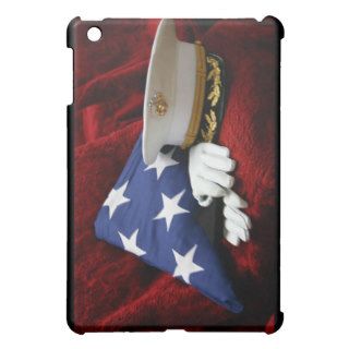 U.S. Marine Corps Official Hat, Gloves, and Flag Case For The iPad Mini