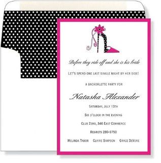 Girls Night Out Invitations   High Heel Invitation Toys & Games