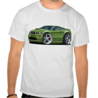 2005 09 Mustang Green Car T Shirts