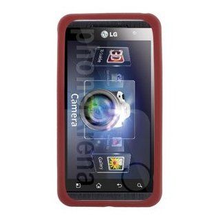 Icella ILS LGP929 RD Silicone Skin   LG Thrill 4G P929   Dark Red Cell Phones & Accessories