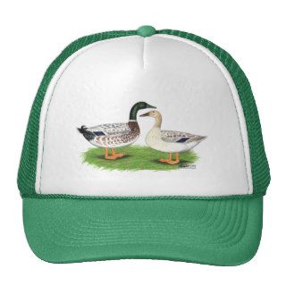 Ducks  Snowy Mallards Trucker Hat