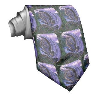 Amethyst Dragon Tie