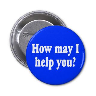 How May I Help You? button