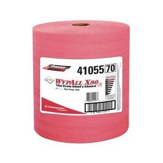 Kimberly Clark 41055 WYPALL X80 Towel   Red (475/cs) Paper Towels