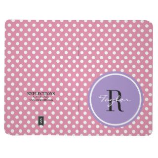 Pink/Lilac Personalized Monogram Journal