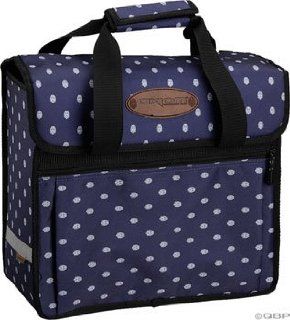 Axiom Town & Country Pannier, Navy Print  Bike Panniers And Rack Trunks  Sports & Outdoors