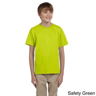 Gildan Gildan Youth Ultra Cotton 6 ounce T shirt Green Size XS (4 6)