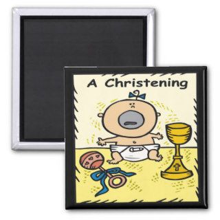 Christening / Baptism Refrigerator Magnets