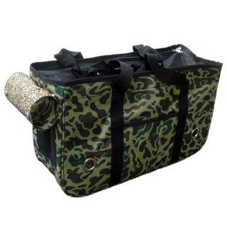 Medium Deluxe Camouflage Pet Carrier Bag  Soft Sided Pet Carriers 