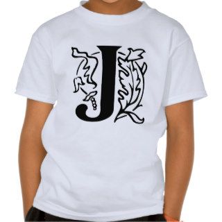Fancy Letter J Tshirt