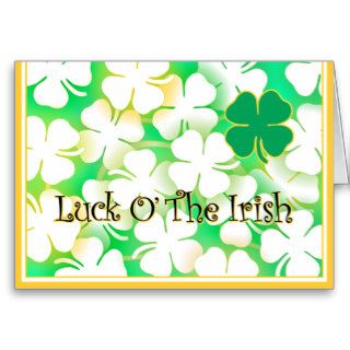 Luck o' the Irish Greeting Card