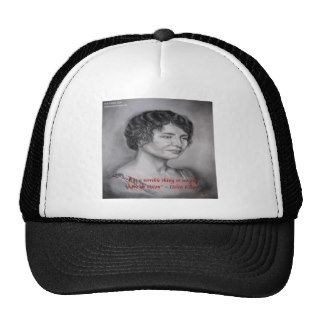 Helen Keller Having Vision Wisdom Quote Mesh Hat