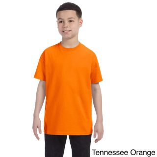 Gildan Gildan Youth Heavy Cotton T shirt Orange Size L (14 16)
